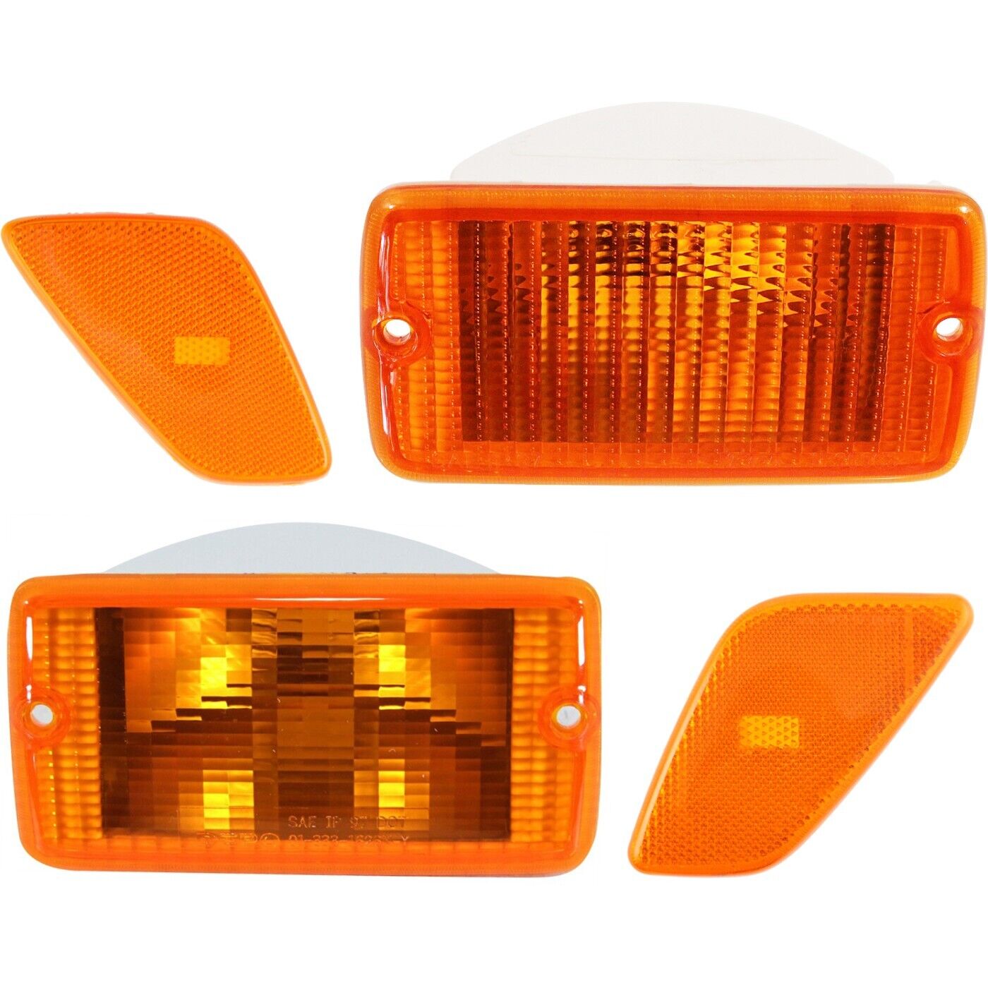 Tun Signal Light and Side Marker Kit For 2001-06 Jeep Wrangler Front Left Right
