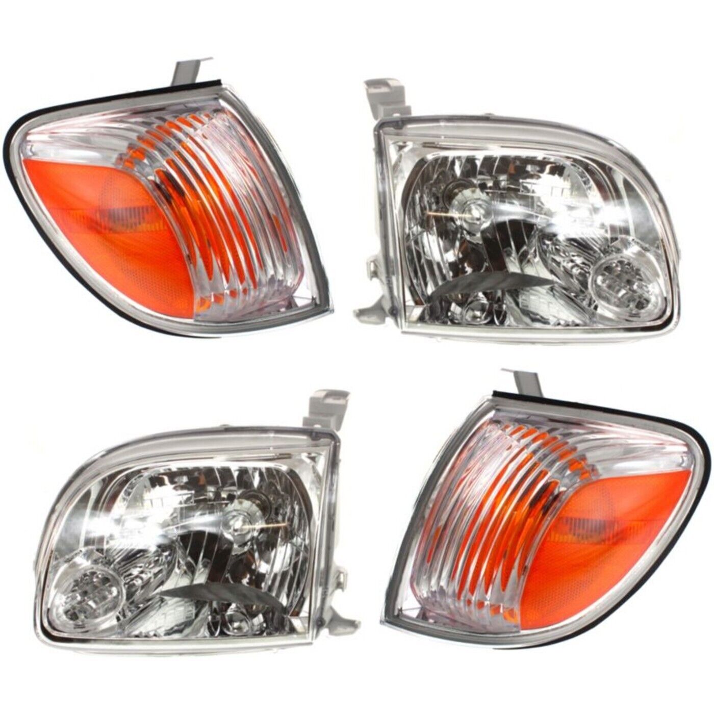 Headlight Turn Signal Light Kit For 05-06 Toyota Tundra Left and Right with Bulb