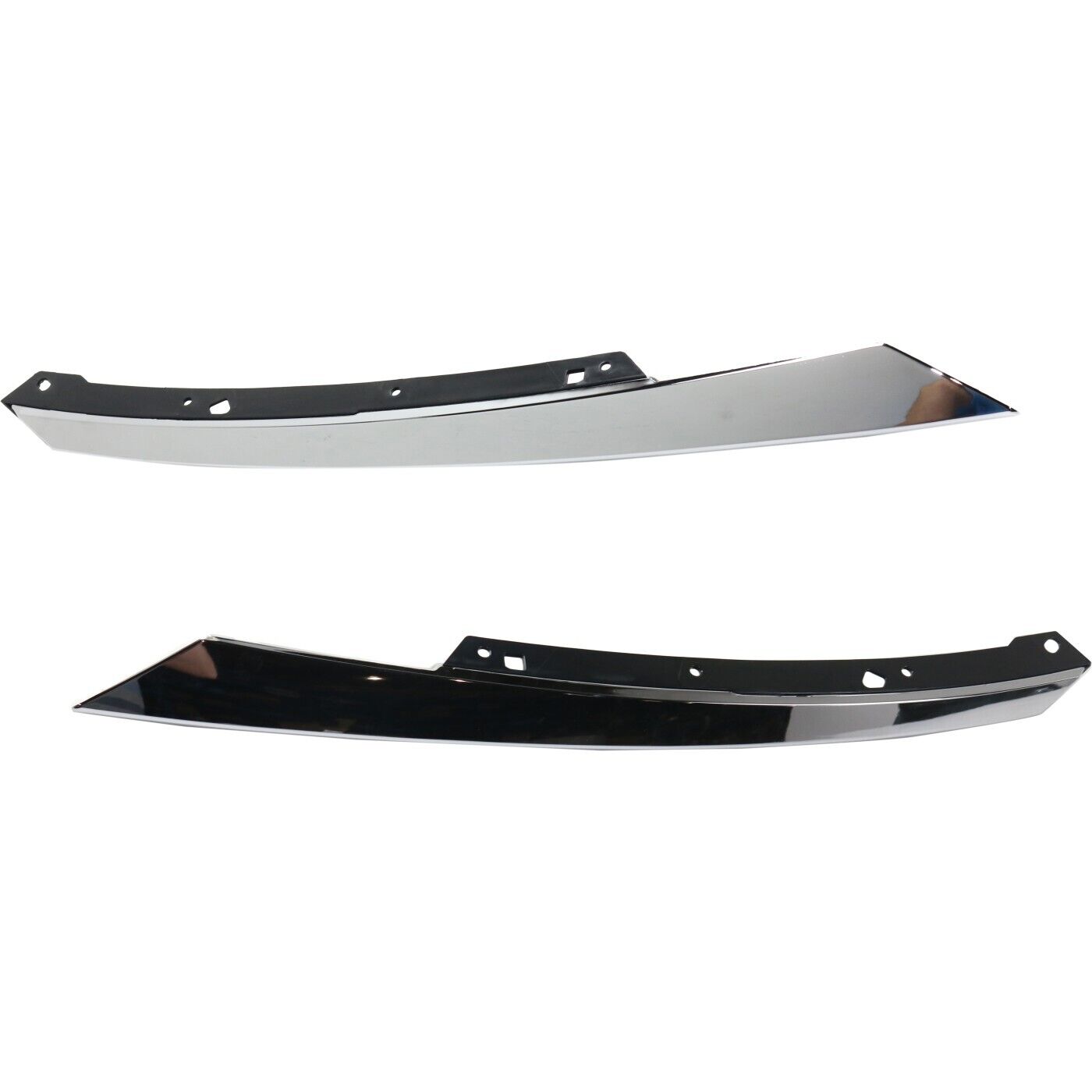 Grille Grill Set of 2 Driver & Passenger Side Chrome Coupe Sedan Left Right Pair