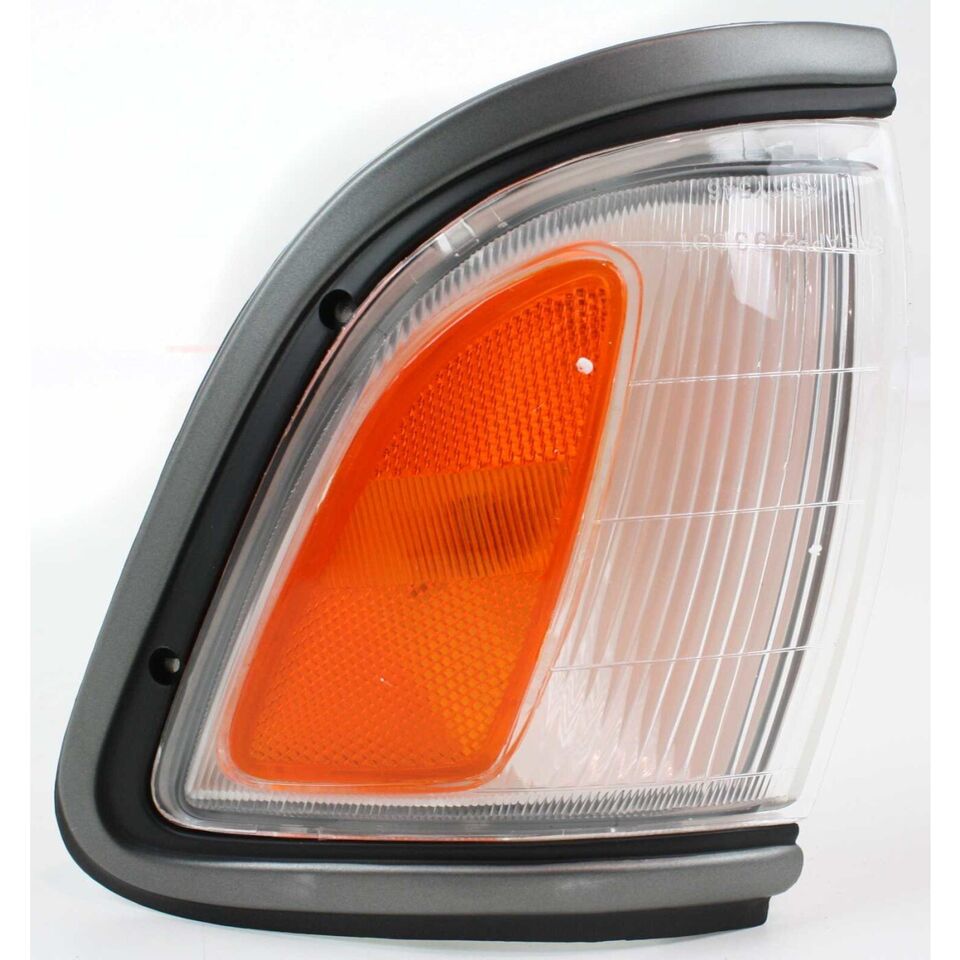 Corner Light Set For 1995-1996 Toyota Tacoma RWD 2WD With Bulb With Black Trim