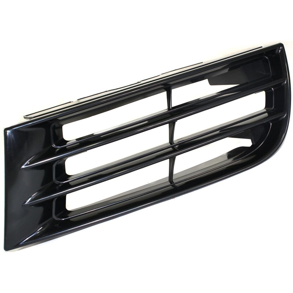 Grille For 2002-2003 Mitsubishi Galant Set of 2 Left & Right Side Black Plastic