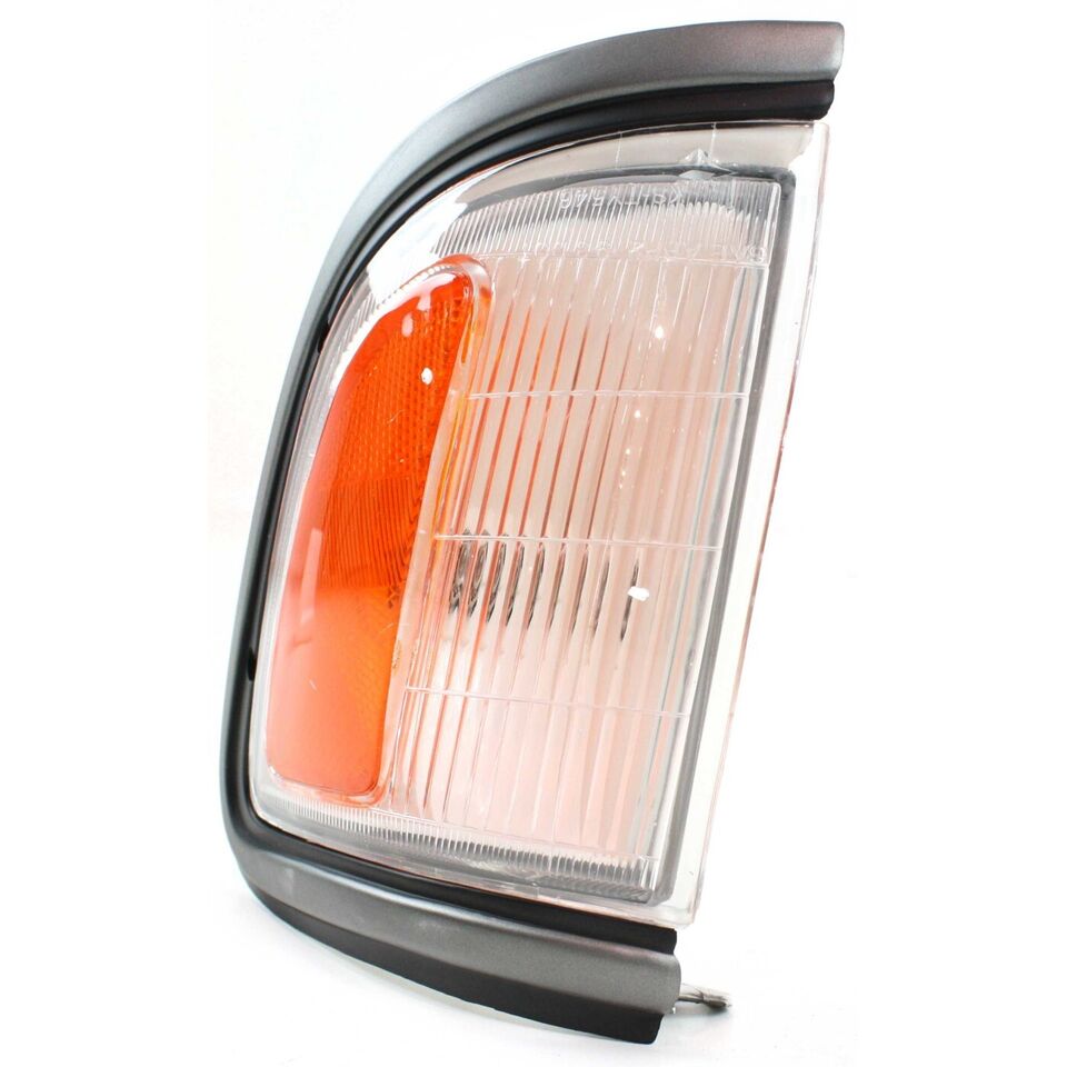 Corner Light Set For 1995-1996 Toyota Tacoma RWD 2WD With Bulb With Black Trim
